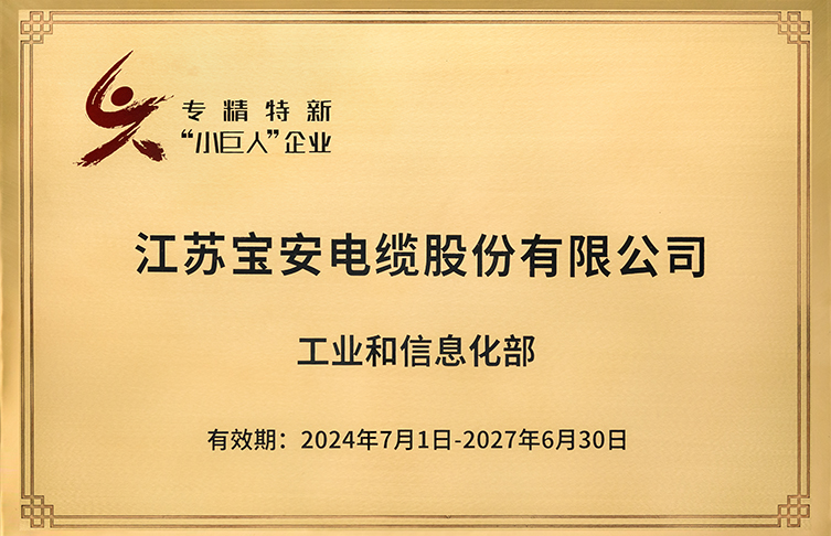 **級(jí)專精特新“小巨人”